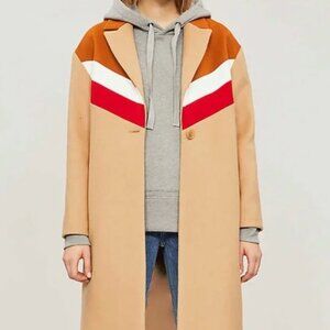 Maje Colorblock Coat
